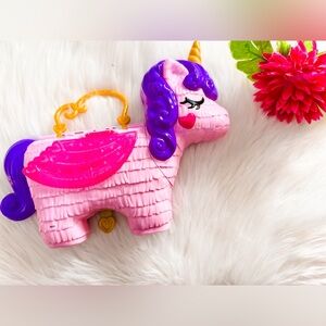 🔹 4/$25- Polly Pocket Unicorn Party Playset‎